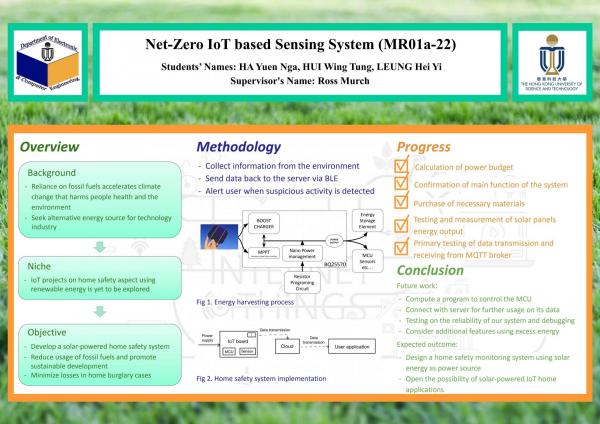 Net-Zero IoT based Sensing System